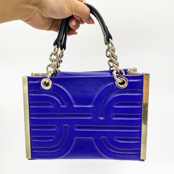 NWOT HEIRLOOM Leather & Python Snake Skin Satchel - Picture 2 of 6